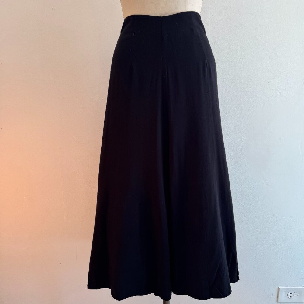 Elegant Black Maxi Skirt